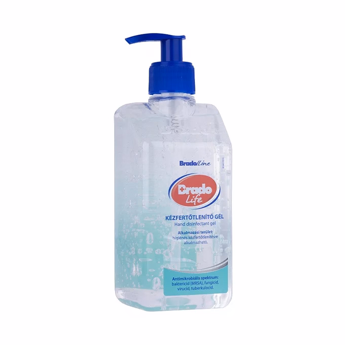 Kézfertőtlenítő gél BRADOLIFE pumpás 500 ml
