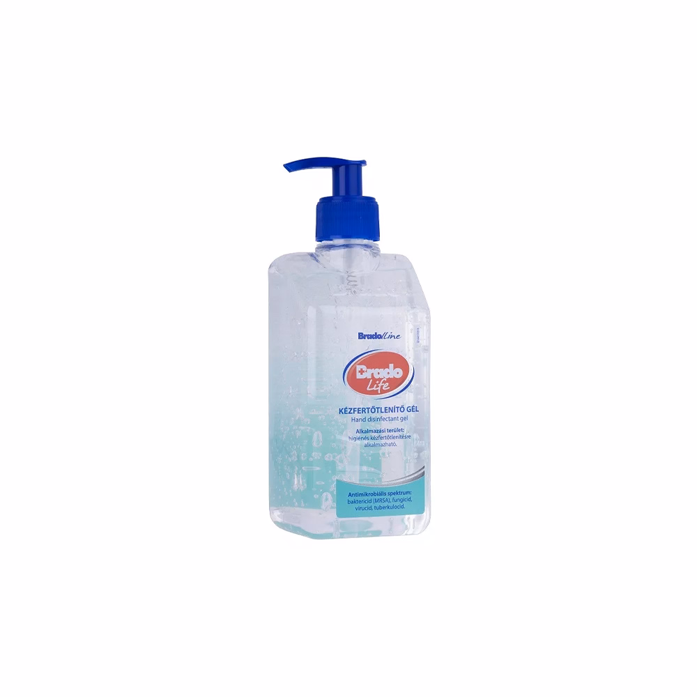 Kézfertőtlenítő gél BRADOLIFE pumpás 500 ml