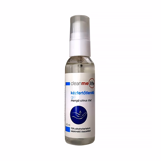 Kézfertőtlenítő gél CLEANME.LIFE kupakos mangó 60 ml
