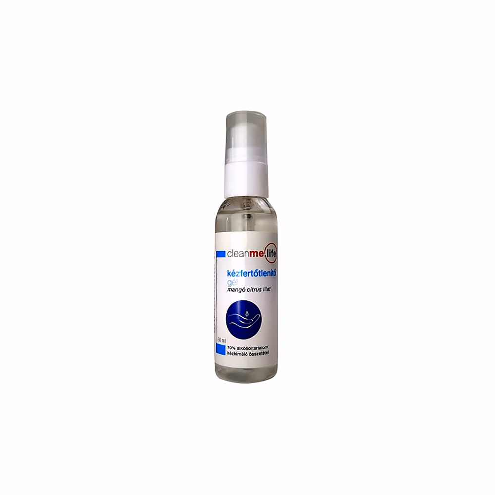 Kézfertőtlenítő gél CLEANME.LIFE kupakos mangó 60 ml