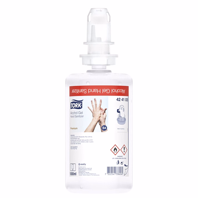 Kézfertőtlenítő gél TORK alkoholos 1 liter