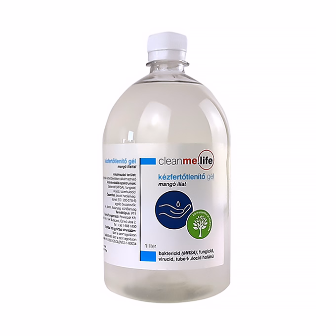 Kézfertőtlenítő gél utántöltő CLEANME.LIFE mangó 1 liter