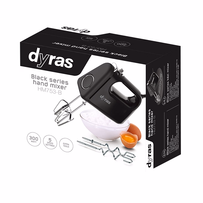 Kézi mixer DYRAS HM753-B fekete