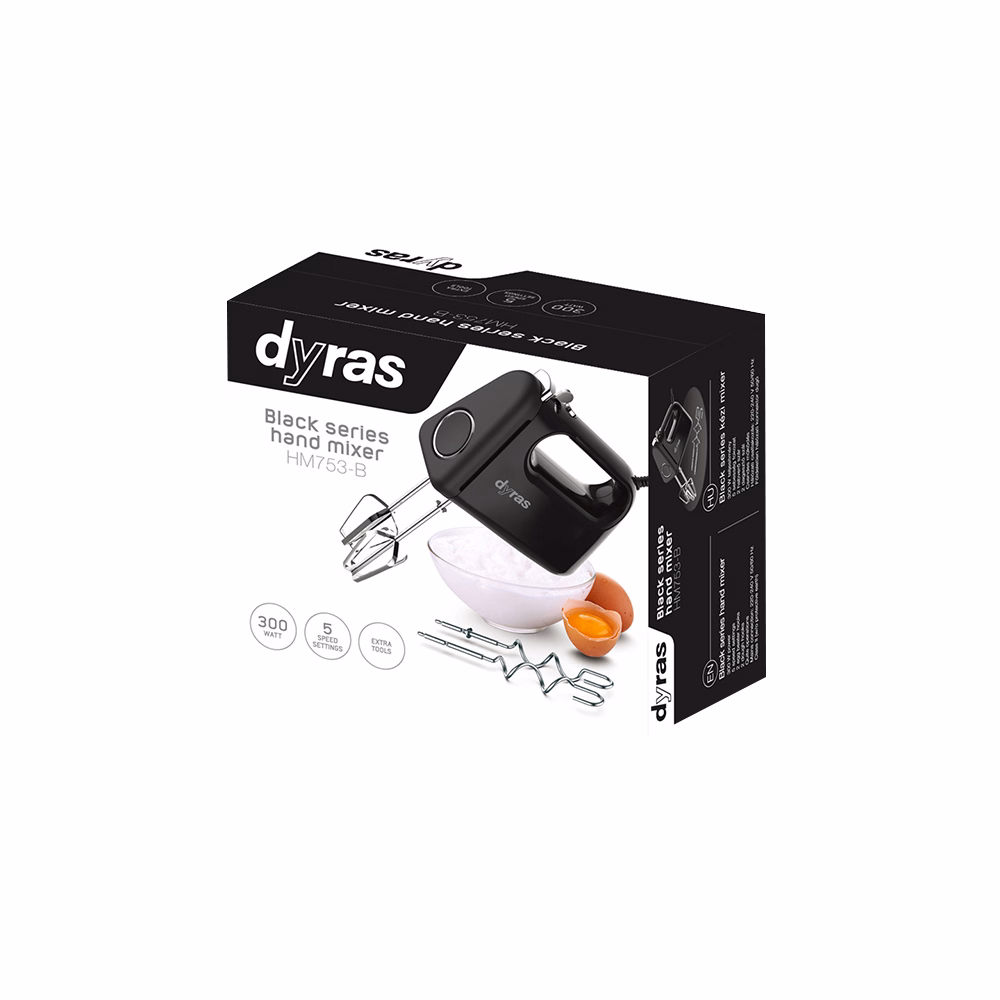 Kézi mixer DYRAS HM753-B fekete