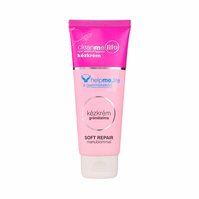 Kézkrém CLEANME.LIFE soft repair gránátalma 75 ml