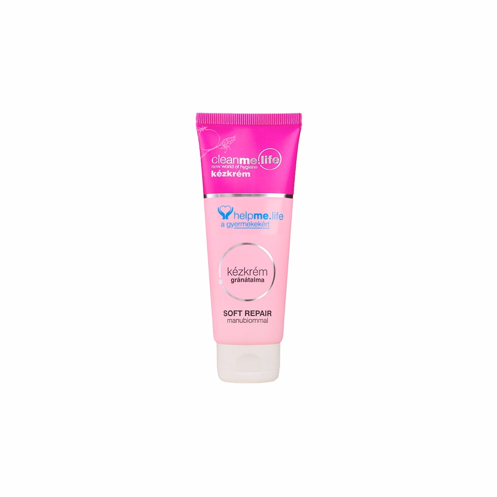 Kézkrém CLEANME.LIFE soft repair gránátalma 75 ml