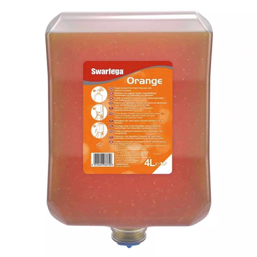 Kéztisztító SWARFEGA Deb-Stoko Orange pumpás 4L