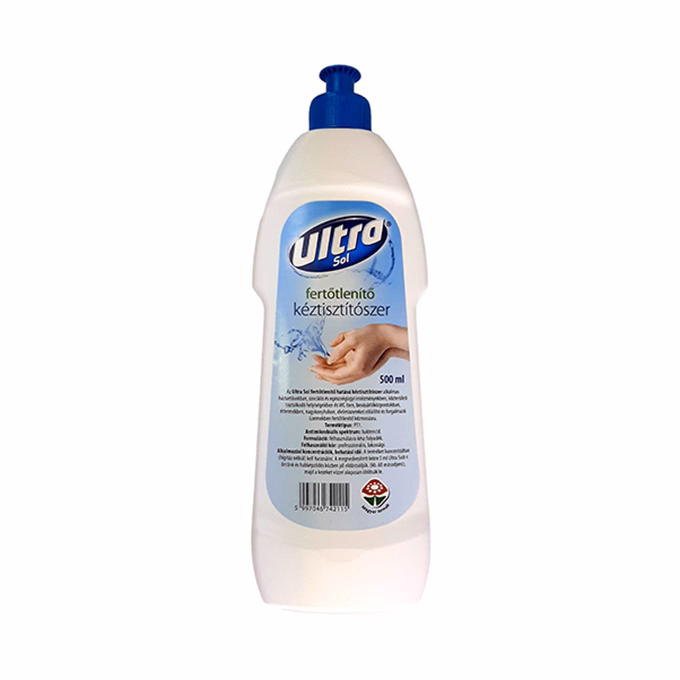 Kéztisztító ULTRA SOL fertőtlenítő hatású flakonos 500 ml
