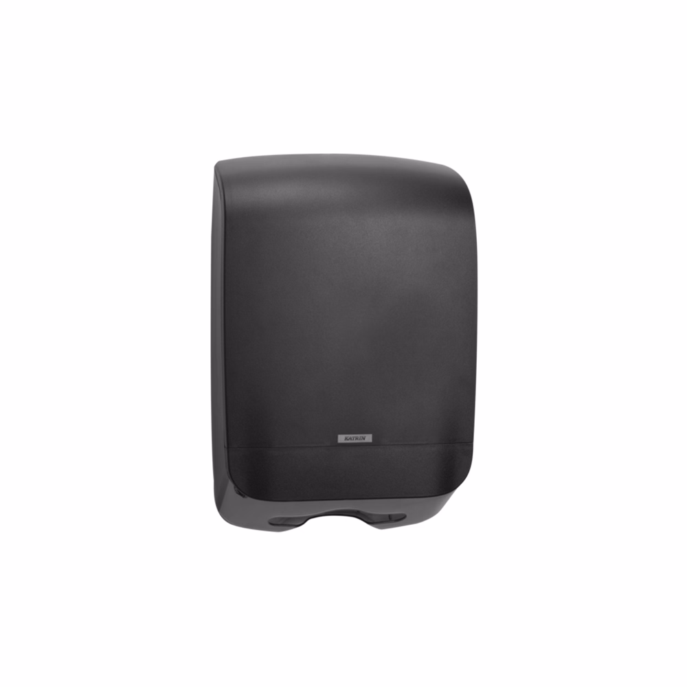 Kéztörlő adagoló hajtogatott KATRIN Inclusive Hand Towel M midi 24 cm fekete Kéztörlő adagoló hajtogatott KATRIN Inclusive Hand Towel M midi 24 cm fekete