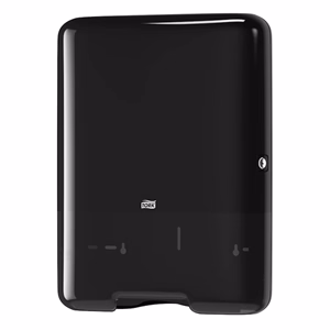 Kéztörlő adagoló hajtogatott TORK Singlefold ("Z","C") Elevation H3 fekete