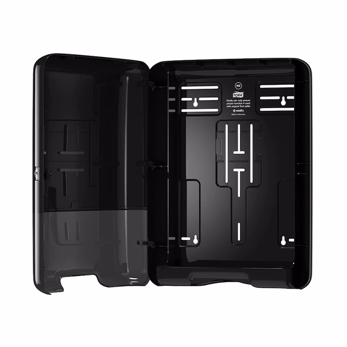 Kéztörlő adagoló hajtogatott TORK Singlefold ("Z","C") Elevation H3 fekete