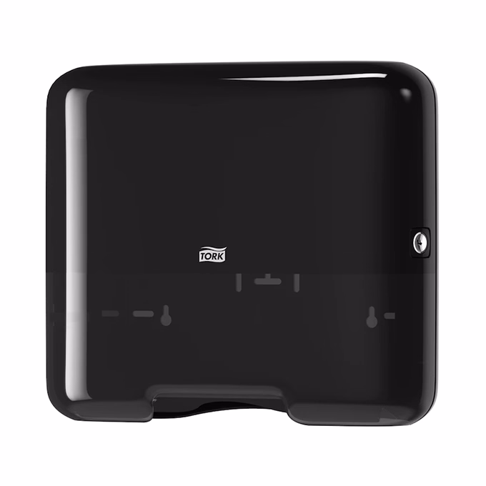 Kéztörlő adagoló hajtogatott TORK Singlefold (Z és C) Elevation mini H3 fekete