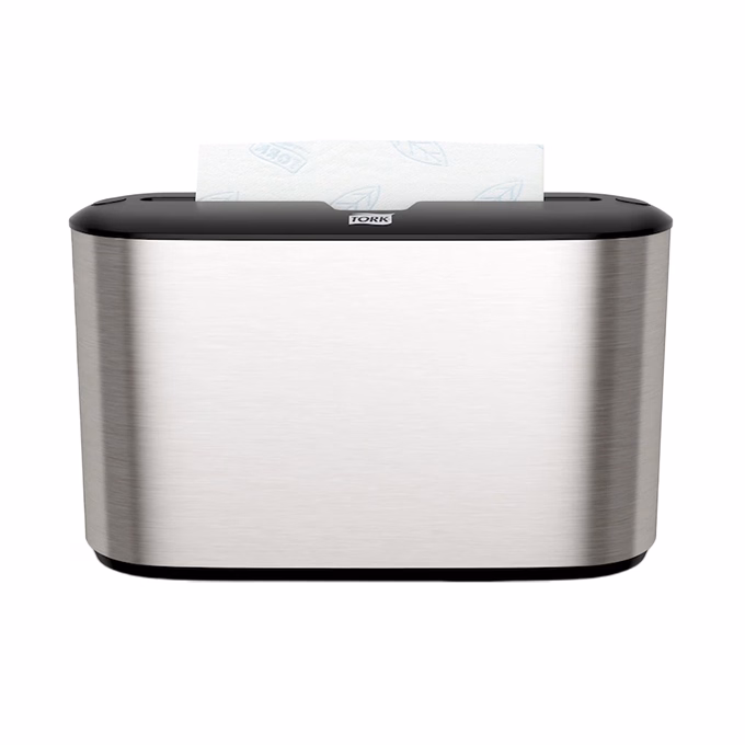 Kéztörlő adagoló hajtogatott TORK Xpress Multifold Image Design pultra tehető Interfold H2 rozsdamentes Kéztörlő adagoló hajtogatott TORK Xpress Multifold Image Design pultra tehető Interfold H2 rozsdamentes