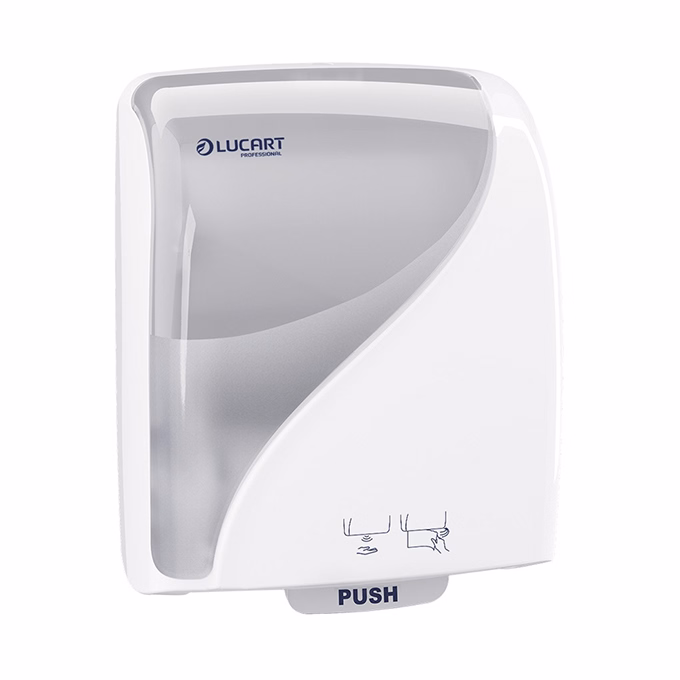 Kéztörlő adagoló tekercses LUCART Identity Touch Free szenzoros fehér