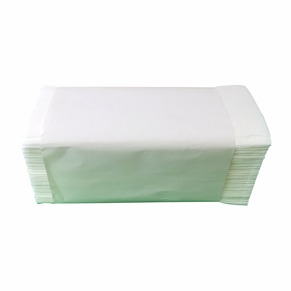 Kéztörlő hajtogatott FORTUNA ("Z/V") 25x21 cm 150 lap 100% cellulóz hófehér 2 rétegű 20/doboz