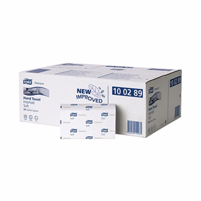 Kéztörlő hajtogatott TORK Xpress Soft Multifold Advanced H2 21x25,5 cm 150 lapos fehér 2 rétegű