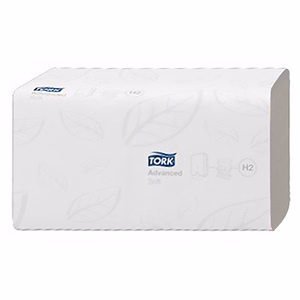 Kéztörlő hajtogatott TORK Xpress Soft Multifold Advanced H2 180 lapos fehér 2 rétegű