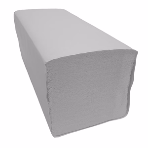 Kéztörlő hajtogatott VECTRALINE ("Z/V") 23x21 cm 2 rétegű 150 lap 100% cellulóz fehér 20 csomag/doboz