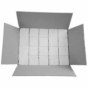 Kéztörlő hajtogatott VECTRALINE ("Z/V") 23x21 cm 2 rétegű 150 lap 100% cellulóz fehér 20 csomag/doboz