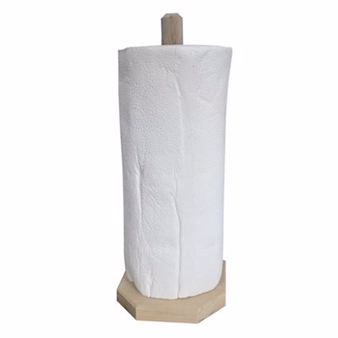 Kéztörlő tartó álló fa 30 cm