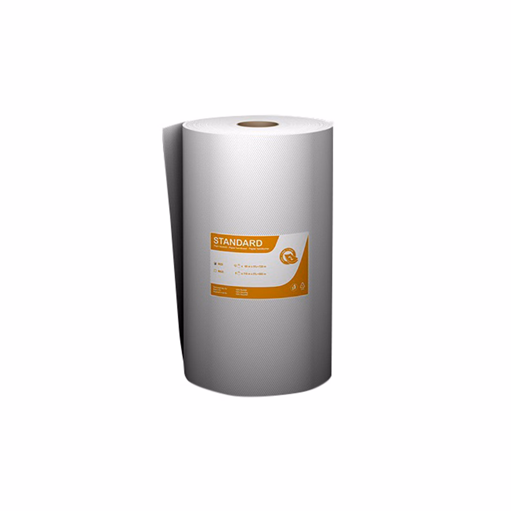 Kéztörlő tekercses FORTUNA Standard midi 14 cm 55 m 203 lap 2 rétegű fehér 12/csom