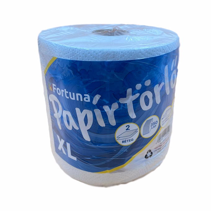Kéztörlő tekercses FORTUNA XL 350 lap 1 tekercses 2 rétegű