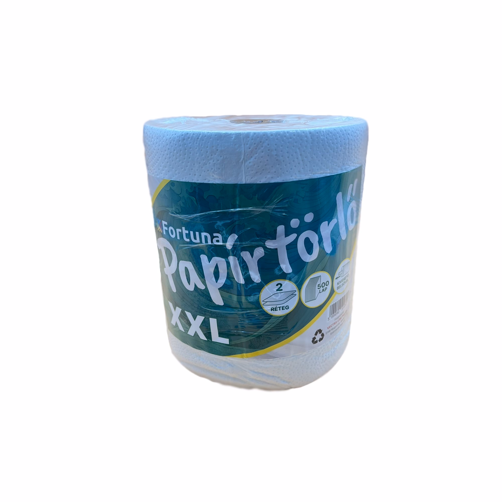 Kéztörlő tekercses FORTUNA XXL 500 lapos 1 tekercses 2 rétegű