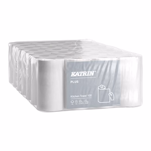 Kéztörlő tekercses KATRIN Plus Kitchen 11 cm 97 lap  4 tekercses 2 rétegű