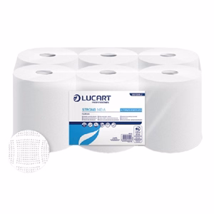 Kéztörlő tekercses LUCART Strong 14cm 59 m 255 lap fehér 2 rétegű 861093