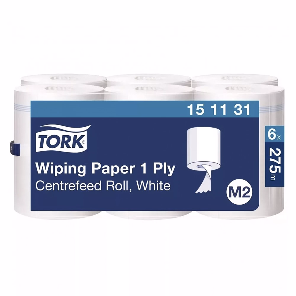 Kéztörlő tekercses TORK  M2 belső magos 19 cm 1 rétegű