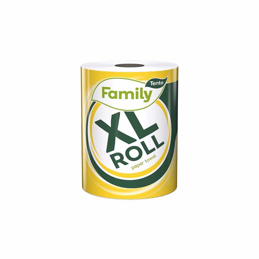Kéztörlő tekercses háztartási TENTO XL 40 m 1 tekercses 2 rétegű