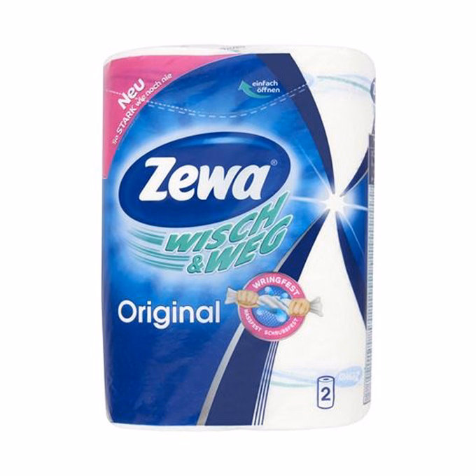 Kéztörlő tekercses háztartási ZEWA Wisch & Weg Original 2 tekercses 2 rétegű