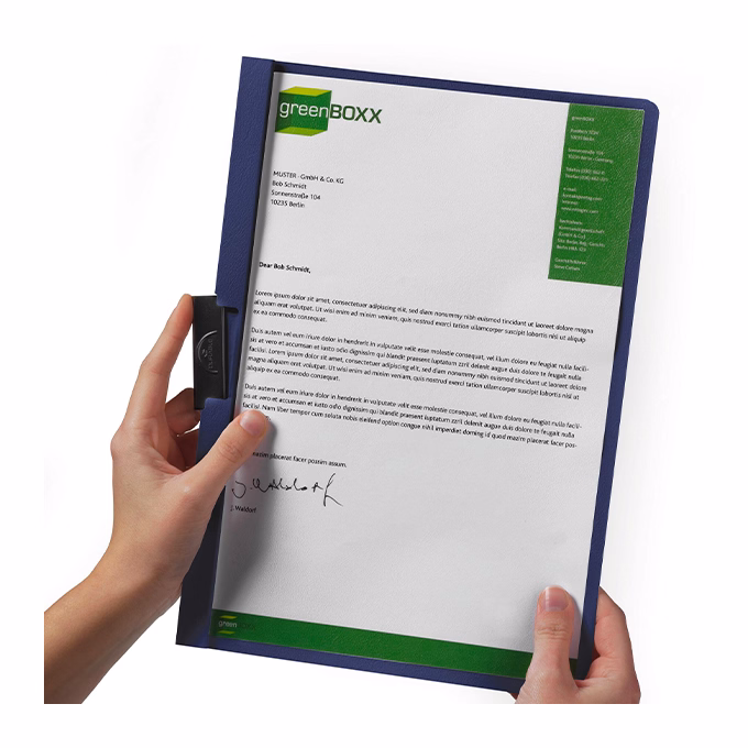 Klipmappa DURABLE Duraclip A/4 30 lapig sötétkék