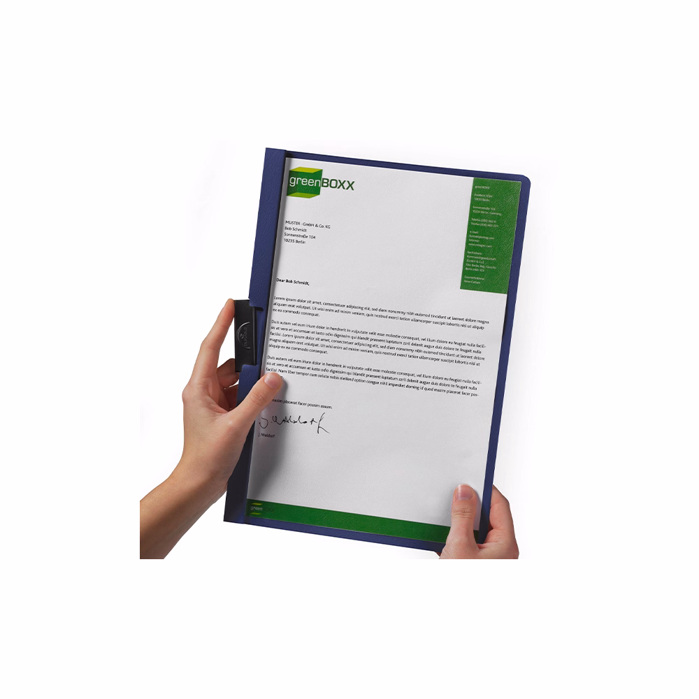 Klipmappa DURABLE Duraclip A/4 30 lapig sötétkék