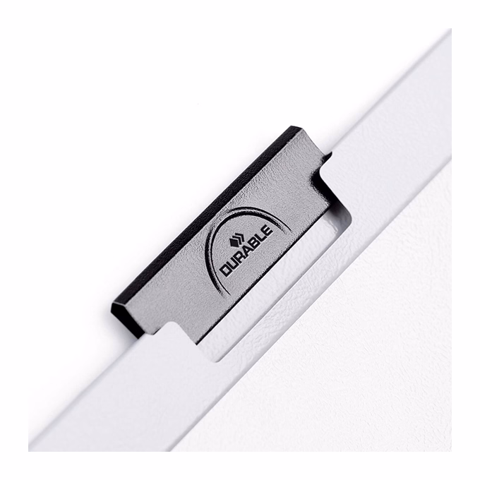 Klipmappa DURABLE Duraclip A/4 60 lapig fehér