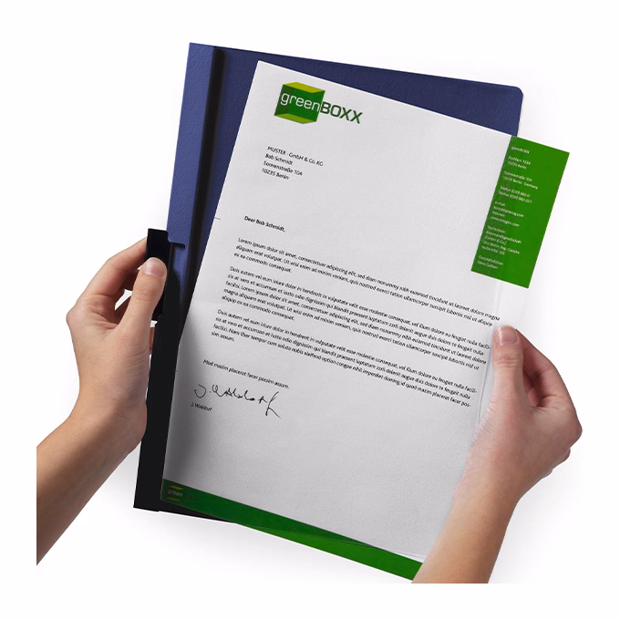 Klipmappa DURABLE Duraswing A/4 30 lapig piros