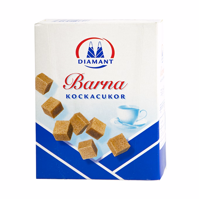 Kockacukor barna DIAMANT 0,5 kg