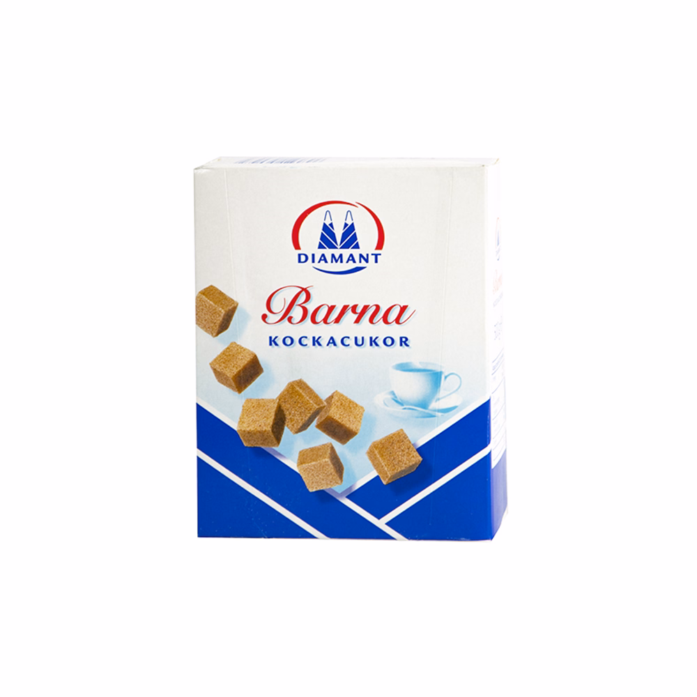 Kockacukor barna DIAMANT 0,5 kg
