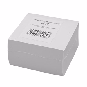 Kockatömb fehér FORTUNA 8x8x5 cm ragasztott famentes Kockatömb fehér FORTUNA 8x8x5 cm ragasztott famentes