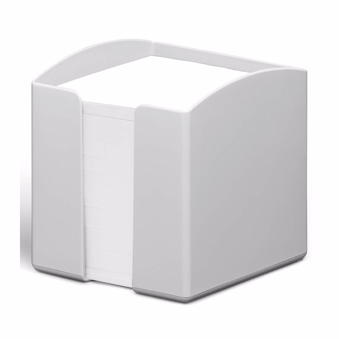 Kockatömbtartó DURABLE Eco műanyag 10x10 cm töltött szürke