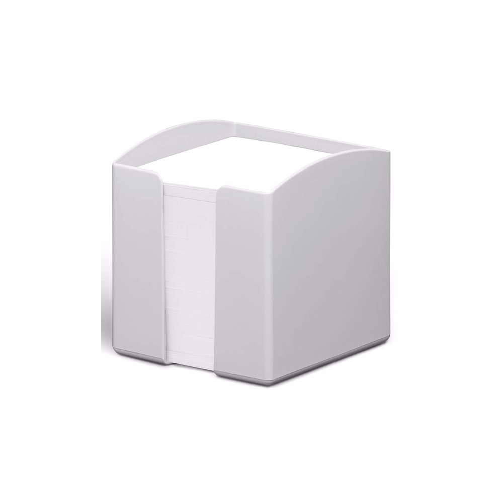 Kockatömbtartó DURABLE Eco műanyag 10x10 cm töltött szürke