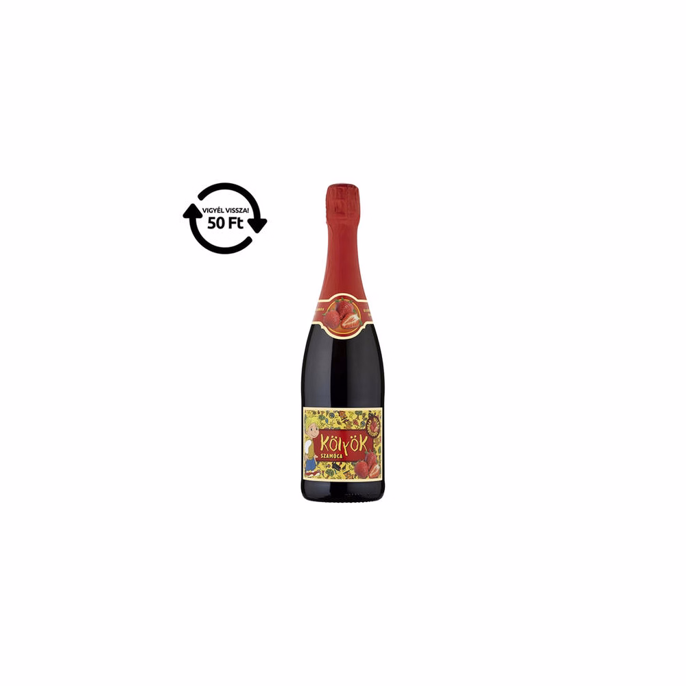 Kölyök pezsgő TÖRLEY szamóca 0,75 L DRS