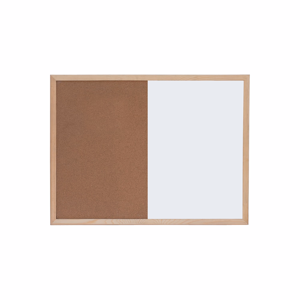 Kombitábla OPTIMA parafa mágneses fakeret 30x40 cm