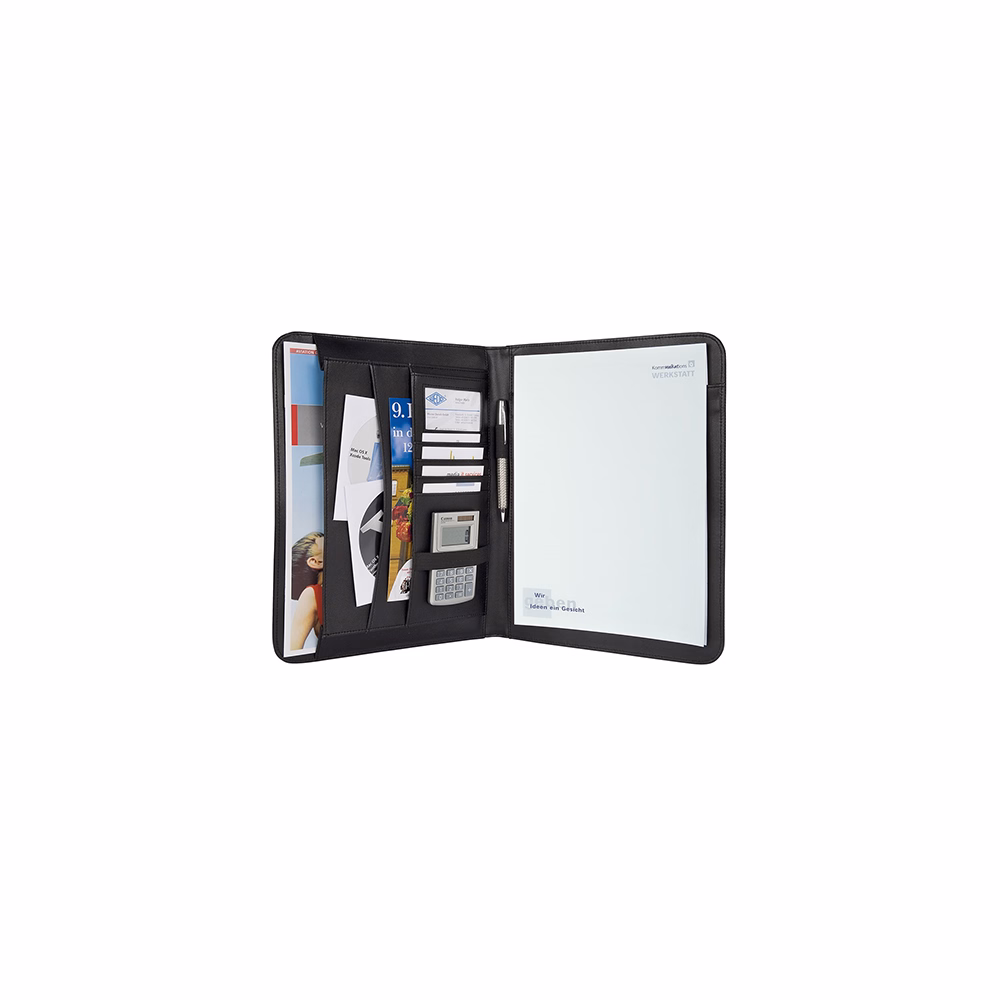 Konferencia mappa WEDO Elegance A/4 jegyzettel, zsebekkel tolltartóval