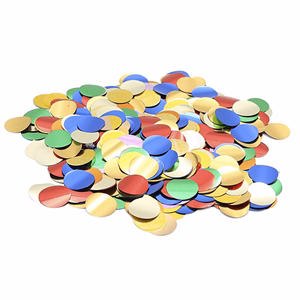 Konfetti ágyú JUNIOR 20 cm metál karika