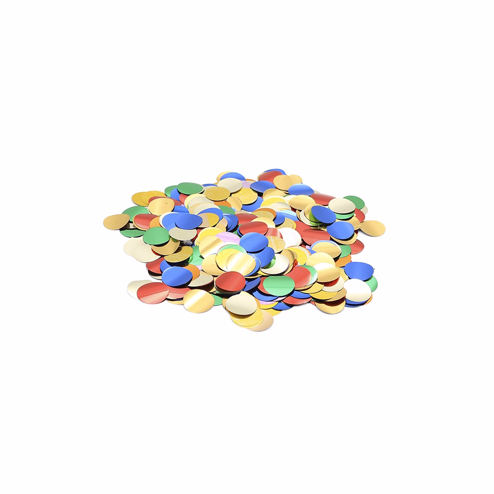 Konfetti ágyú JUNIOR 20 cm metál karika