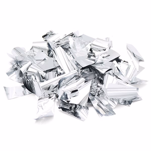 Konfetti ágyú JUNIOR 40 cm metál hasábok