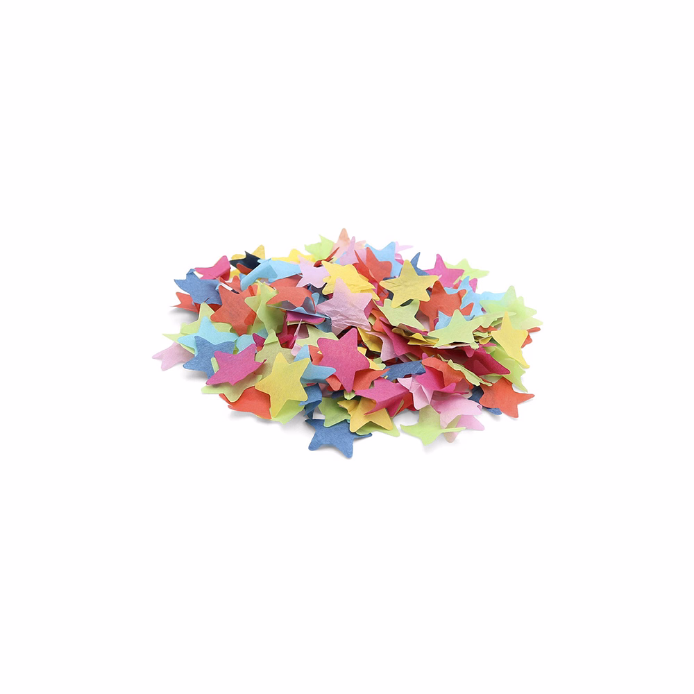 Konfetti ágyú JUNIOR 60 cm csillag mintás