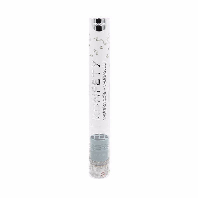 Konfetti ágyú JUNIOR 60 cm csillag mintás