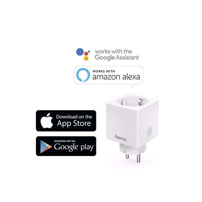 Konnektor HAMA okos WIFI mini fogyasztásmérővel